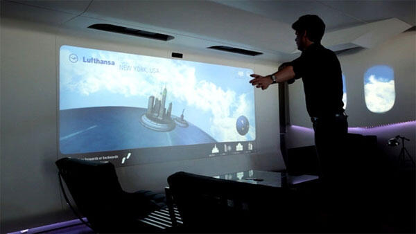 Esquire Ultimate Bachelor Party LA I designed and built an touchless flying simulator for Esquire Magazine.